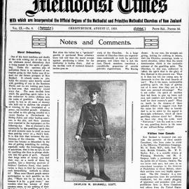 The New Zealand Methodist Times: 17th August 1918