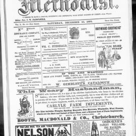 The New Zealand Methodist Times: 16th December 1893