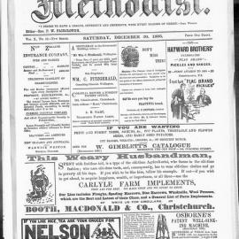 The New Zealand Methodist Times: 30th December 1893