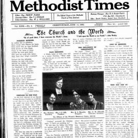 The New Zealand Methodist Times: 11th June 1932