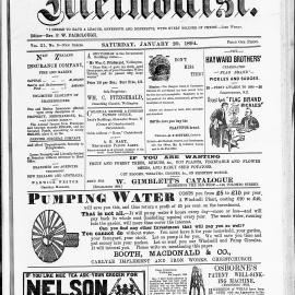 The New Zealand Methodist Times: 20th January 1894