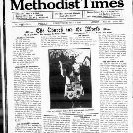 The New Zealand Methodist Times: 9th July 1932