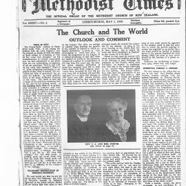 The New Zealand Methodist Times: 1st May 1943