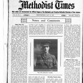 The New Zealand Methodist Times: 10th May 1919