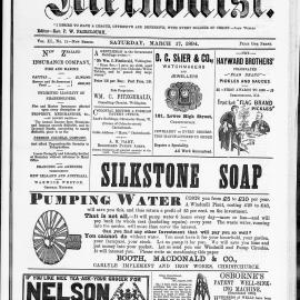 The New Zealand Methodist Times: 17th March 1894