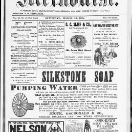 The New Zealand Methodist Times: 24th March 1894