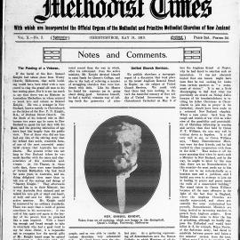 The New Zealand Methodist Times: 24th May 1919