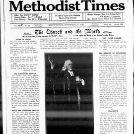 The New Zealand Methodist Times: 17th September 1932