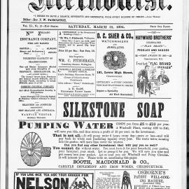 The New Zealand Methodist Times: 31st March 1894
