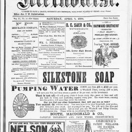 The New Zealand Methodist Times: 7th April 1894