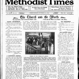 The New Zealand Methodist Times: 15th October 1932