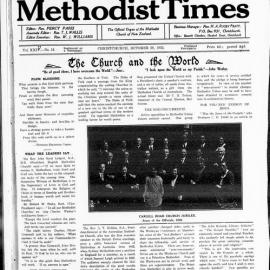 The New Zealand Methodist Times: 29th October 1932