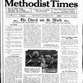 The New Zealand Methodist Times: 12th November 1932