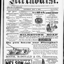 The New Zealand Methodist Times: 5th May 1894