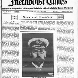The New Zealand Methodist Times: 19th July 1919