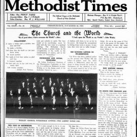 The New Zealand Methodist Times: 26th November 1932