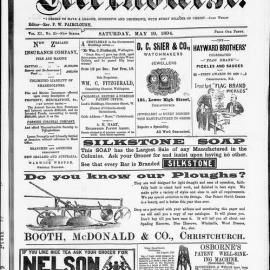 The New Zealand Methodist Times: 19th May 1894