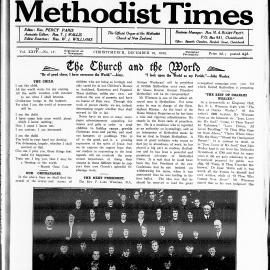 The New Zealand Methodist Times: 10th December 1932