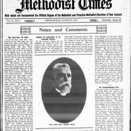 The New Zealand Methodist Times: 16th August 1919