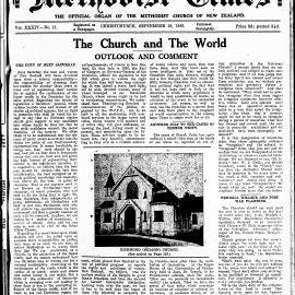 The New Zealand Methodist Times: 18th September 1943