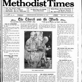 The New Zealand Methodist Times: 24th December 1932