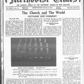The New Zealand Methodist Times: 2nd October 1943