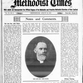 The New Zealand Methodist Times: 30th August 1919
