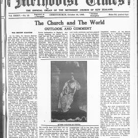 The New Zealand Methodist Times: 16th October 1943