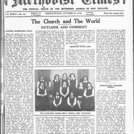 The New Zealand Methodist Times: 30th October 1943