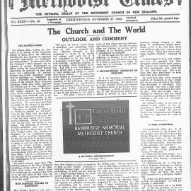 The New Zealand Methodist Times: 27th November 1943