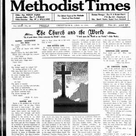 The New Zealand Methodist Times: 15th April 1933