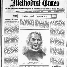 The New Zealand Methodist Times: 22nd November 1919