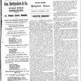 The New Zealand Methodist Times: 5th November 1910