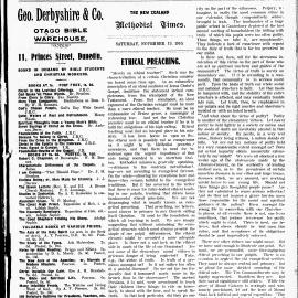 The New Zealand Methodist Times: 19th November 1910