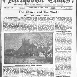 The New Zealand Methodist Times: 1st April 1944