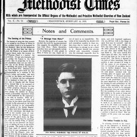 The New Zealand Methodist Times: 14th February 1920