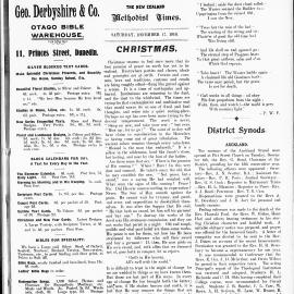 The New Zealand Methodist Times: 17th December 1910