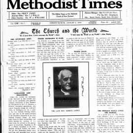 The New Zealand Methodist Times: 5th August 1933