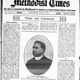 The New Zealand Methodist Times: 27th March 1920
