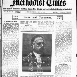 The New Zealand Methodist Times: 10th April 1920