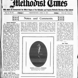 The New Zealand Methodist Times: 24th April 1920