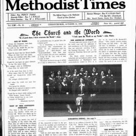 The New Zealand Methodist Times: 14th October 1933