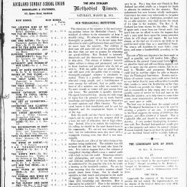 The New Zealand Methodist Times: 25th March 1911
