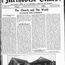 The New Zealand Methodist Times: 5th August 1944