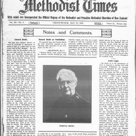 The New Zealand Methodist Times: 22nd May 1920