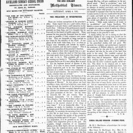 The New Zealand Methodist Times: 8th April 1911