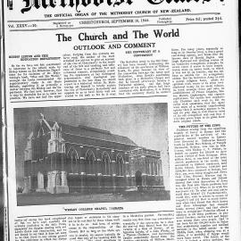 The New Zealand Methodist Times: 16th September 1944