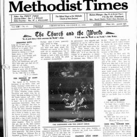 The New Zealand Methodist Times: 23rd December 1933