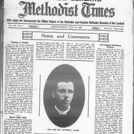 The New Zealand Methodist Times: 31st July 1920