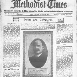 The New Zealand Methodist Times: 14th August 1920